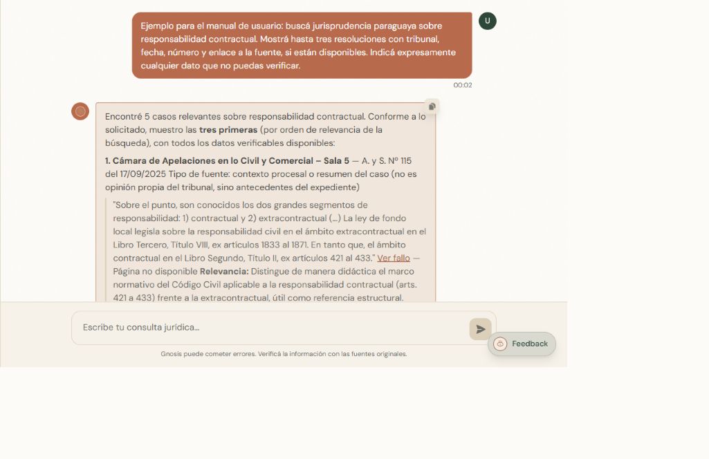 Consulta de demostración sobre responsabilidad contractual y comienzo de la respuesta
